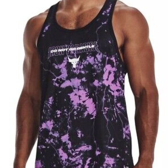Under Armour Other - Under Armour Project Rock Iron Paradise Print Tank